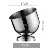 Seau à Champagne Inox Tête Tigre