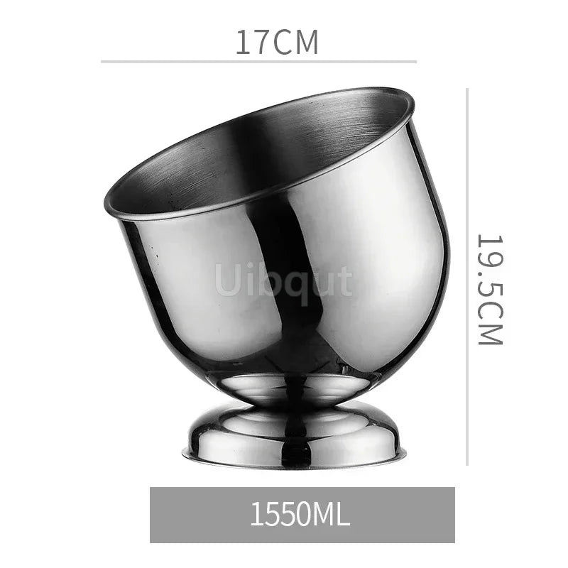Seau à Champagne Inox Tête Tigre