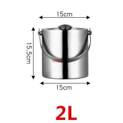 Seau à Glace Inox Baril Bar