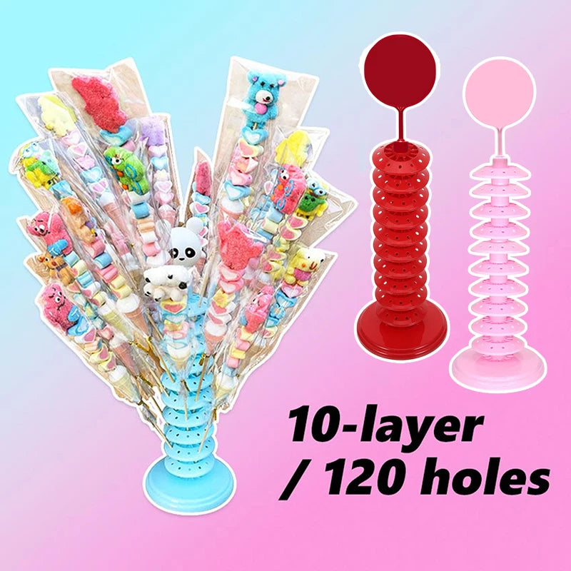【Expositor de dulces de 6/10 capas, soporte para piruletas para bodas, fiestas de cumpleaños, organizador decorativo de postres】