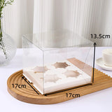 Boîtes Cupcake Transparentes Pâtisserie Traiteur