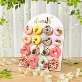 Présentoir Donuts Mural Bois Fête
