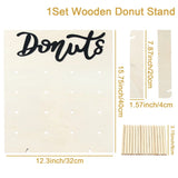 Présentoir Donuts Mariage Bois