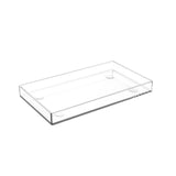 Plateau Acrylique Transparent Élégant