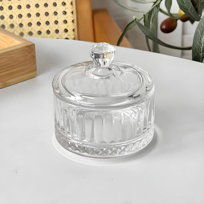 1 unidad de elegantes copas de cristal para helado y postres con tapa - perfectas para pudin, yogur y gelato - ideales para uso doméstico y comercial