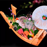 Bateau Sushi Bois Artisanal Pro