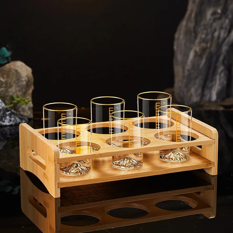Porte-Verres à Vin en Bois