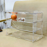 Vitrine Pâtisserie Acrylique 4 Niveaux