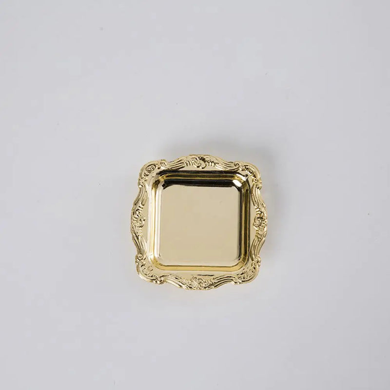 Plateau Mini Lot de 10 Doré Argenté