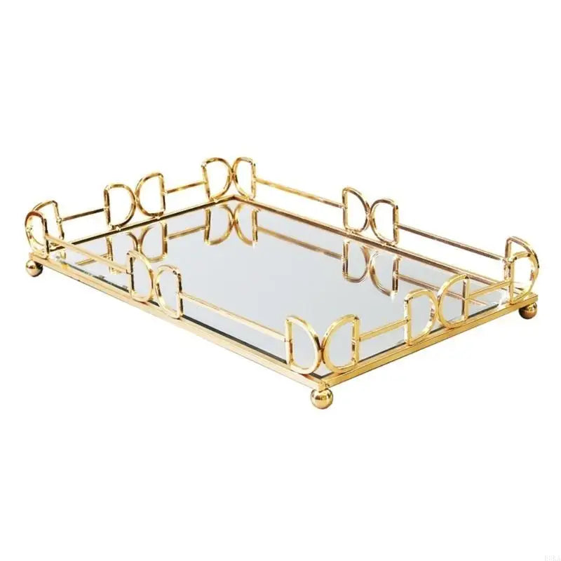 Plateau Miroir Doré Présentation