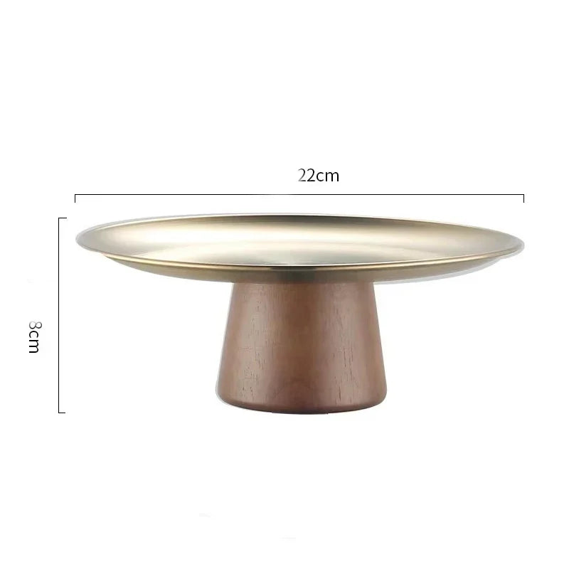 Plateau Buffet Compartimenté Inox et Bois