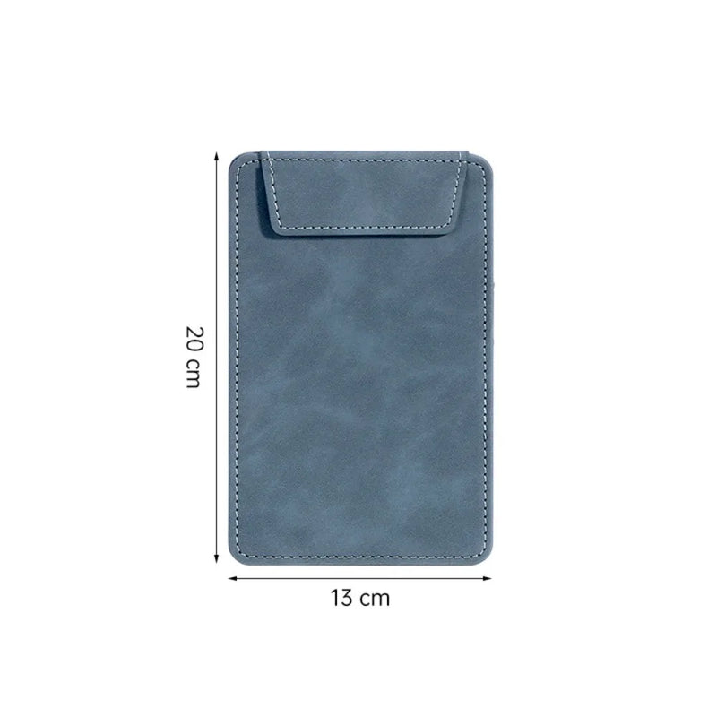 1 unidad, portamenús de ante, portapapeles magnético de piel sintética A4/A5/A6/A7/B5 con soporte para bolígrafo, bloc de notas para restaurante/cafetería/bar/hotel