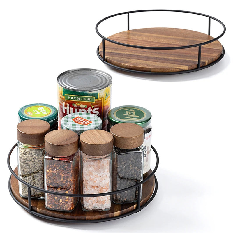 Plateau Tournant de Service Bois