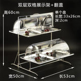 Présentoir Buffet Inox Multi-Compartiments Hôtel