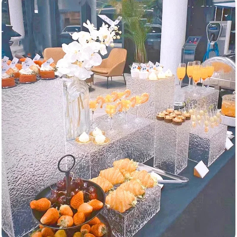 Présentoir Buffet Acrylique Colonnes Mariage