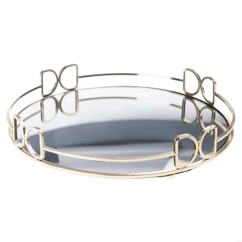 Plateau Miroir Doré Présentation
