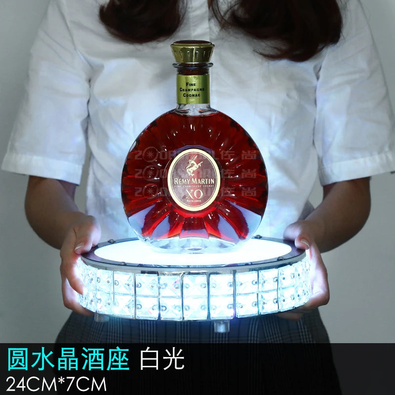 Présentoir Bouteille Lumineux LED Réception