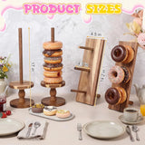 Présentoir Donuts Bois Acacia Fête