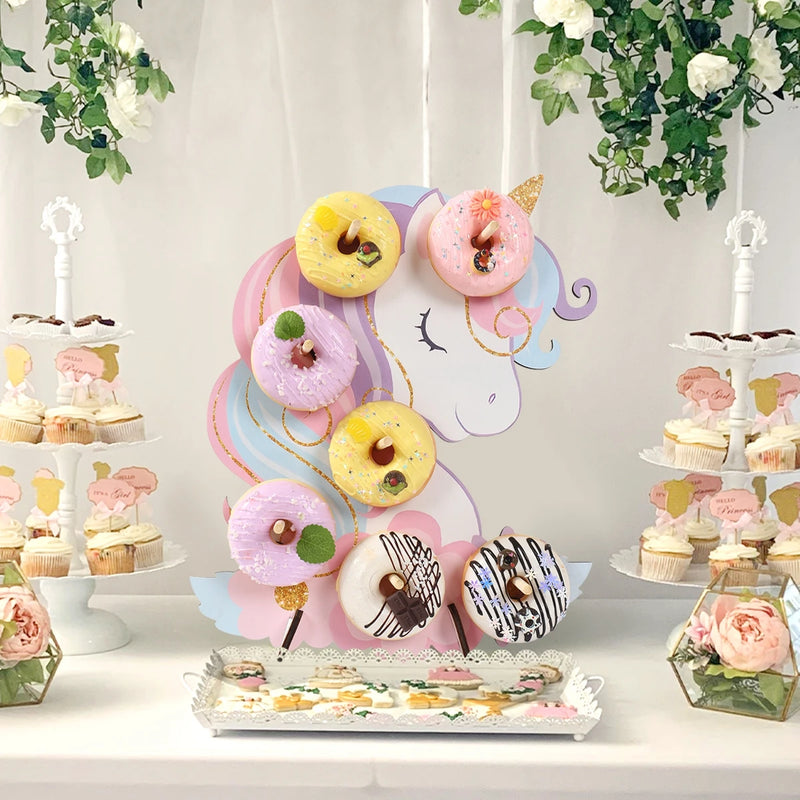 Présentoir Donuts Licorne Enfant
