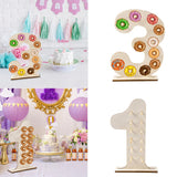 Mur de Donuts Chiffre Décoratif