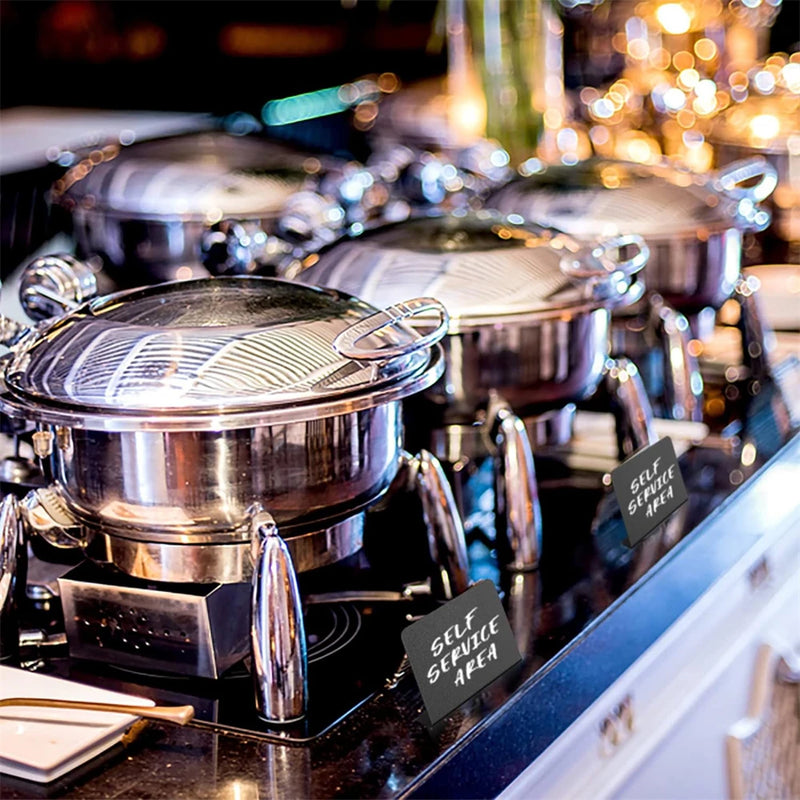 Porte-Étiquette Buffet Ardoise Lot de 12