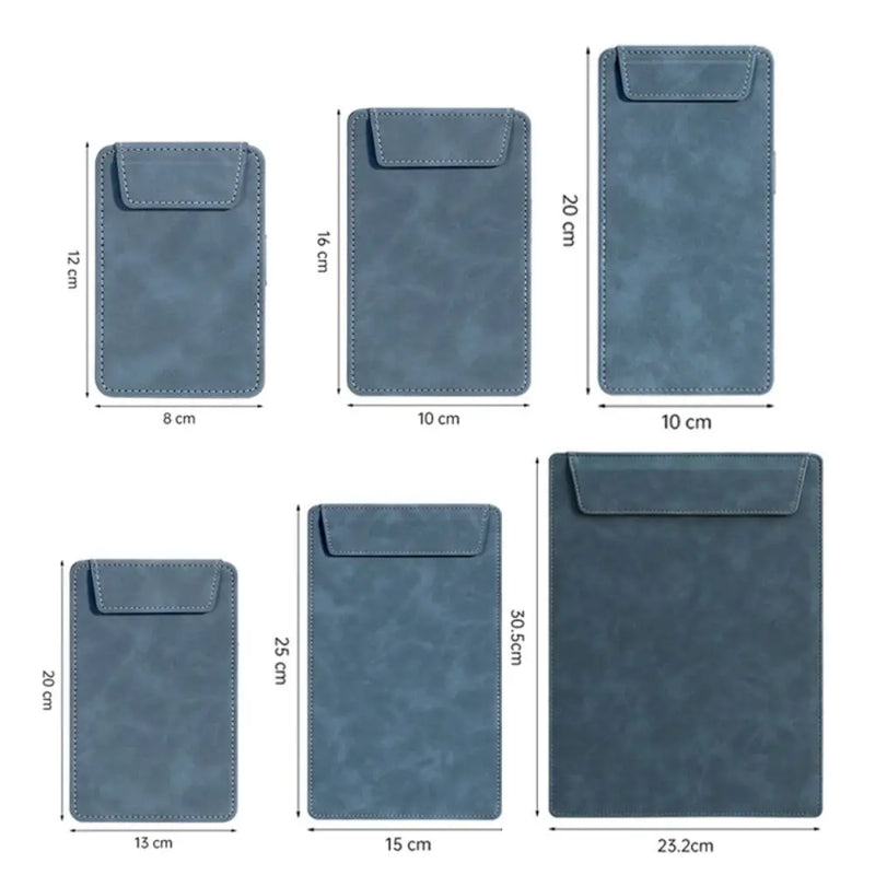 1 unidad, portamenús de ante, portapapeles magnético de piel sintética A4/A5/A6/A7/B5 con soporte para bolígrafo, bloc de notas para restaurante/cafetería/bar/hotel