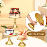 Set Présentoir Gâteaux Doré 6 Pièces