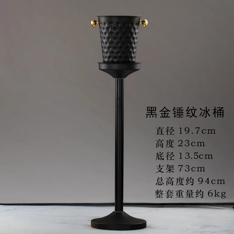 Rafraîchisseur Champagne Inox sur Pied