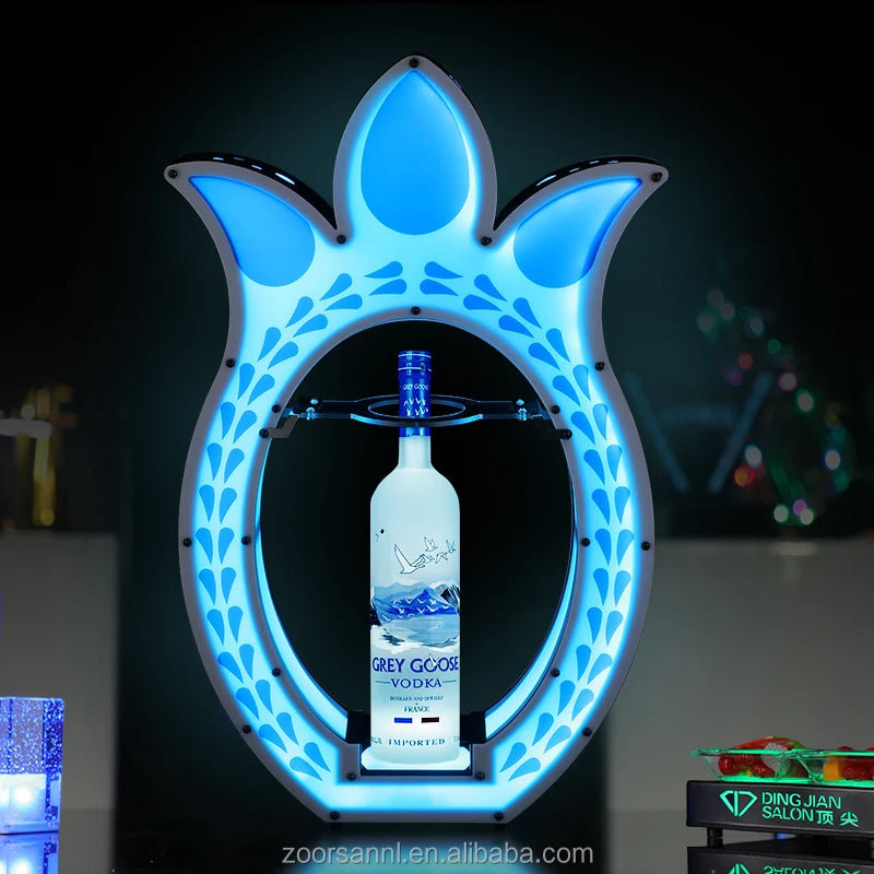 Présentoir Bouteille LED Pique Noire