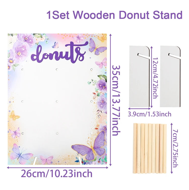 Mur de Donuts Rustique Buffet