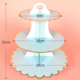 Présentoir Cupcake Carton Arc-en-Ciel