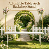 Arche de Table Dorée Buffet Mariage