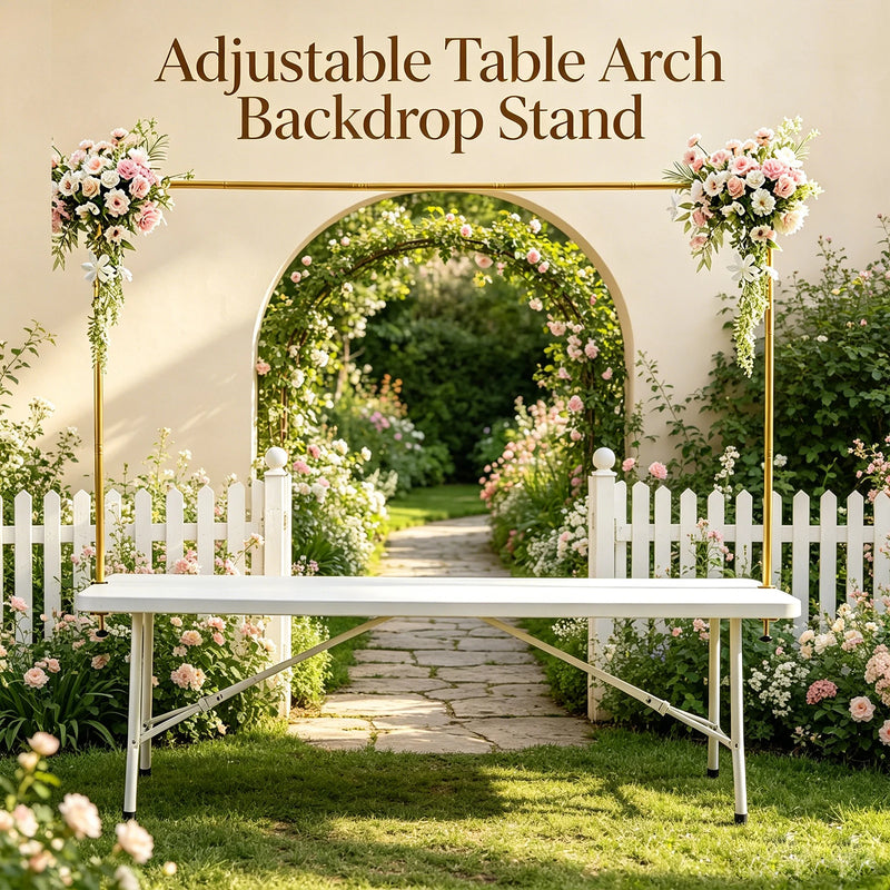 Arche de Table Dorée Buffet Mariage
