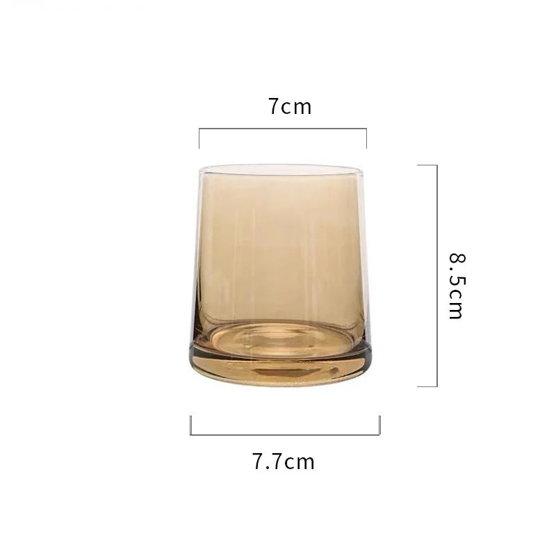 Jarra de agua de cristal estilo nórdico con tapa de madera, recipiente para bebidas frías, té, tetera, menaje del hogar, botella de agua transparente WF