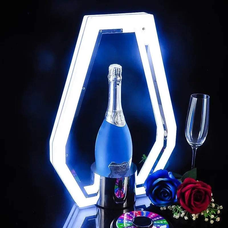 Présentoir Bouteille Champagne Personnalisable VIP