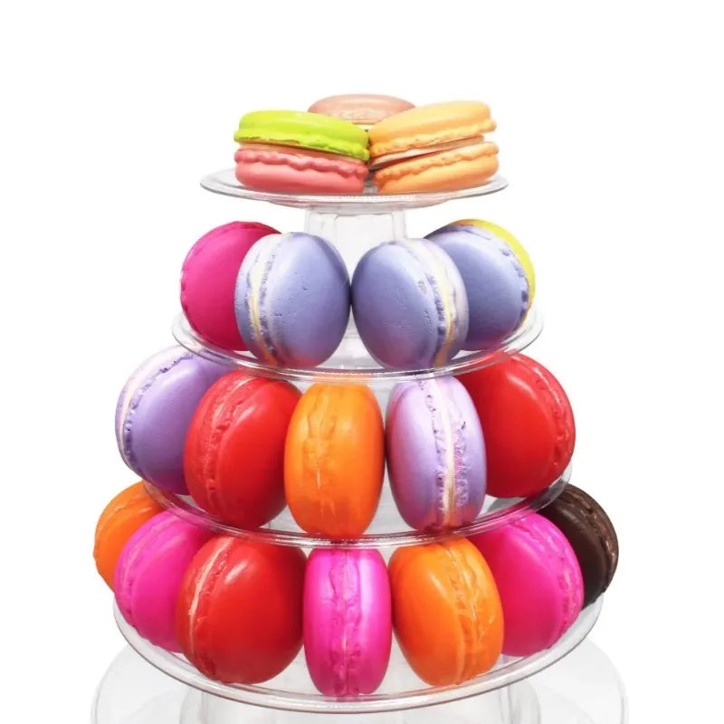 Présentoir Macarons Multi-Niveaux Mariage