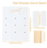 Mur de Donuts Rustique Buffet