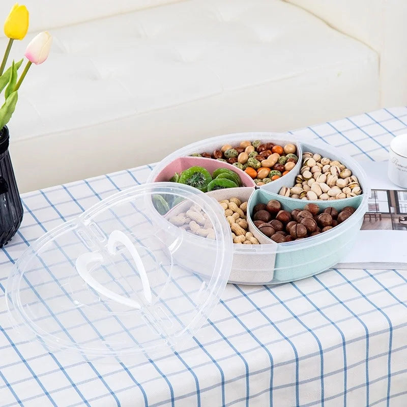 Plateau Compartimenté Fruits et Snacks