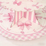 Présentoir Cupcake Nœud Carton