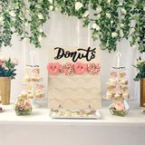 Mur de Donuts Rustique Buffet