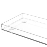 Grand Plateau Acrylique Transparent