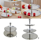 Présentoir Cupcake Inox 2 Étages