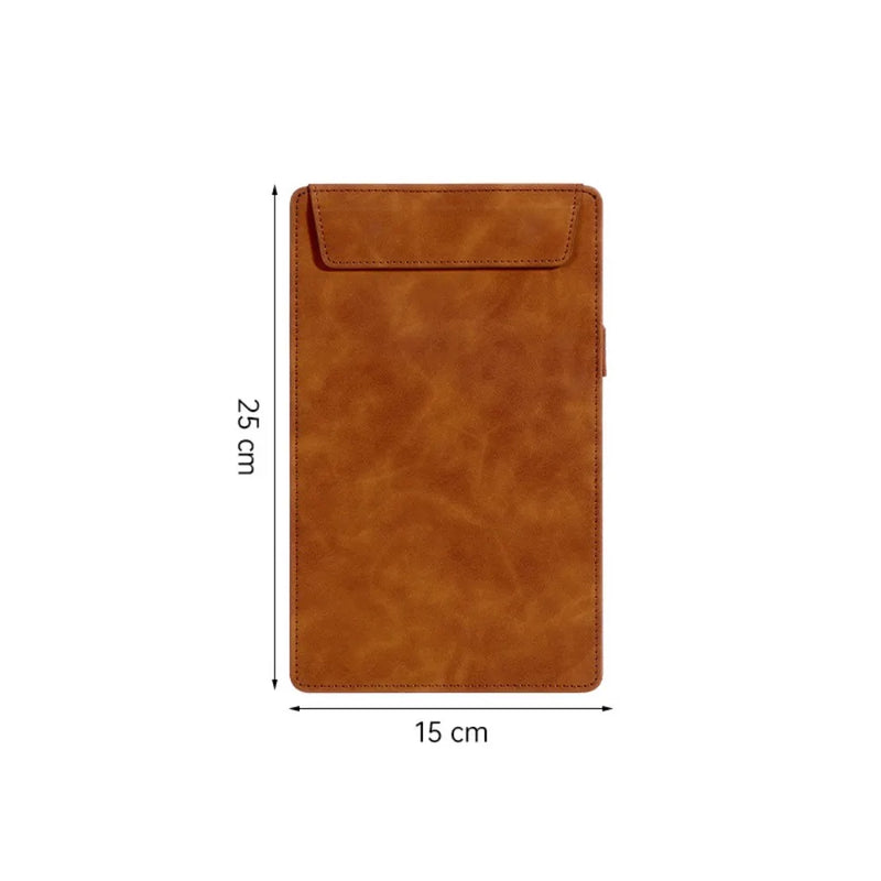 1 unidad, portamenús de ante, portapapeles magnético de piel sintética A4/A5/A6/A7/B5 con soporte para bolígrafo, bloc de notas para restaurante/cafetería/bar/hotel