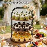 Tour Présentoir Cupcakes Bois Buffet