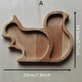 Plateau Apéritif Bois Écureuil