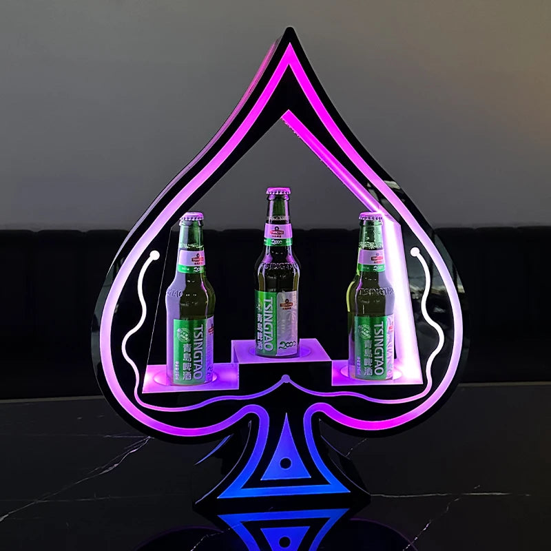 Présentoir Champagne Lumineux Réception