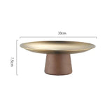 Plateau Buffet Compartimenté Inox et Bois