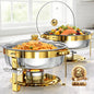 Chauffe-Plat Inox 6.5QT Buffet Traiteur Événement
