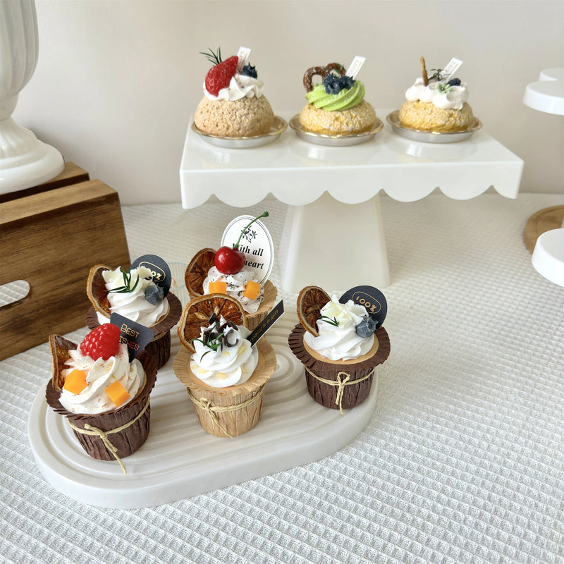 Juego de 2 soportes para cupcakes para decoración de bodas, fiestas de cumpleaños, fiestas, decoración de fiesta rosa, juego de soportes para pasteles para Navidad