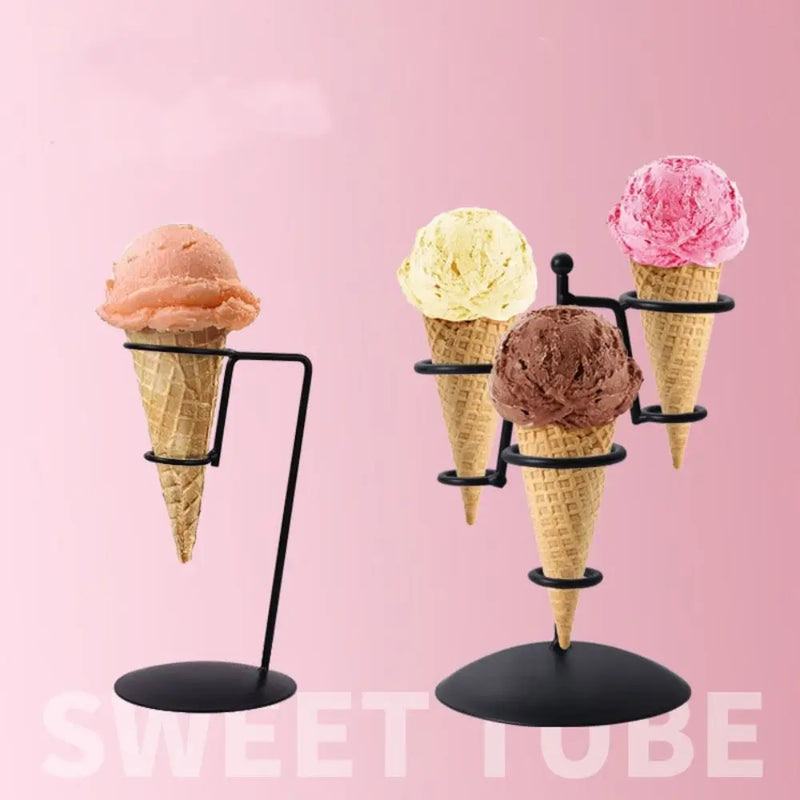 Présentoir Cornets à Glace Multi-Supports